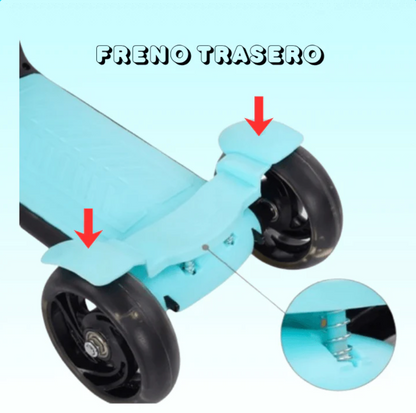 Patín Scooter 3 en 1