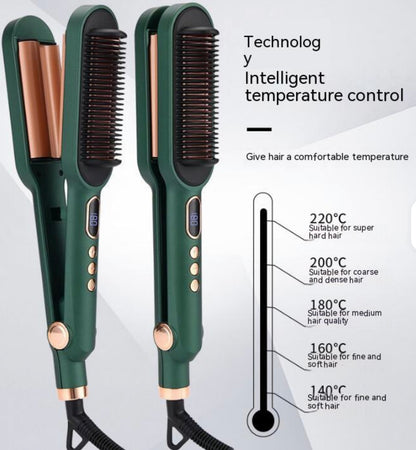 Cepillo Plancha y Ondulador 2 en 1