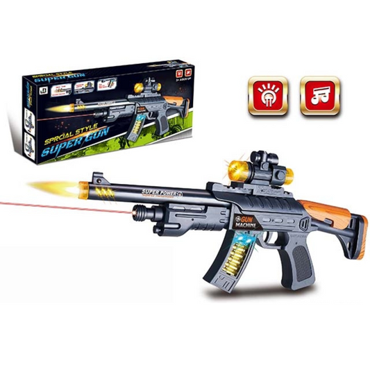 Pistola de Juguete con Luz y Sonido